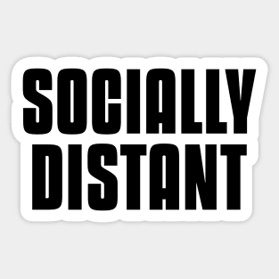 Socially Distant Sticker